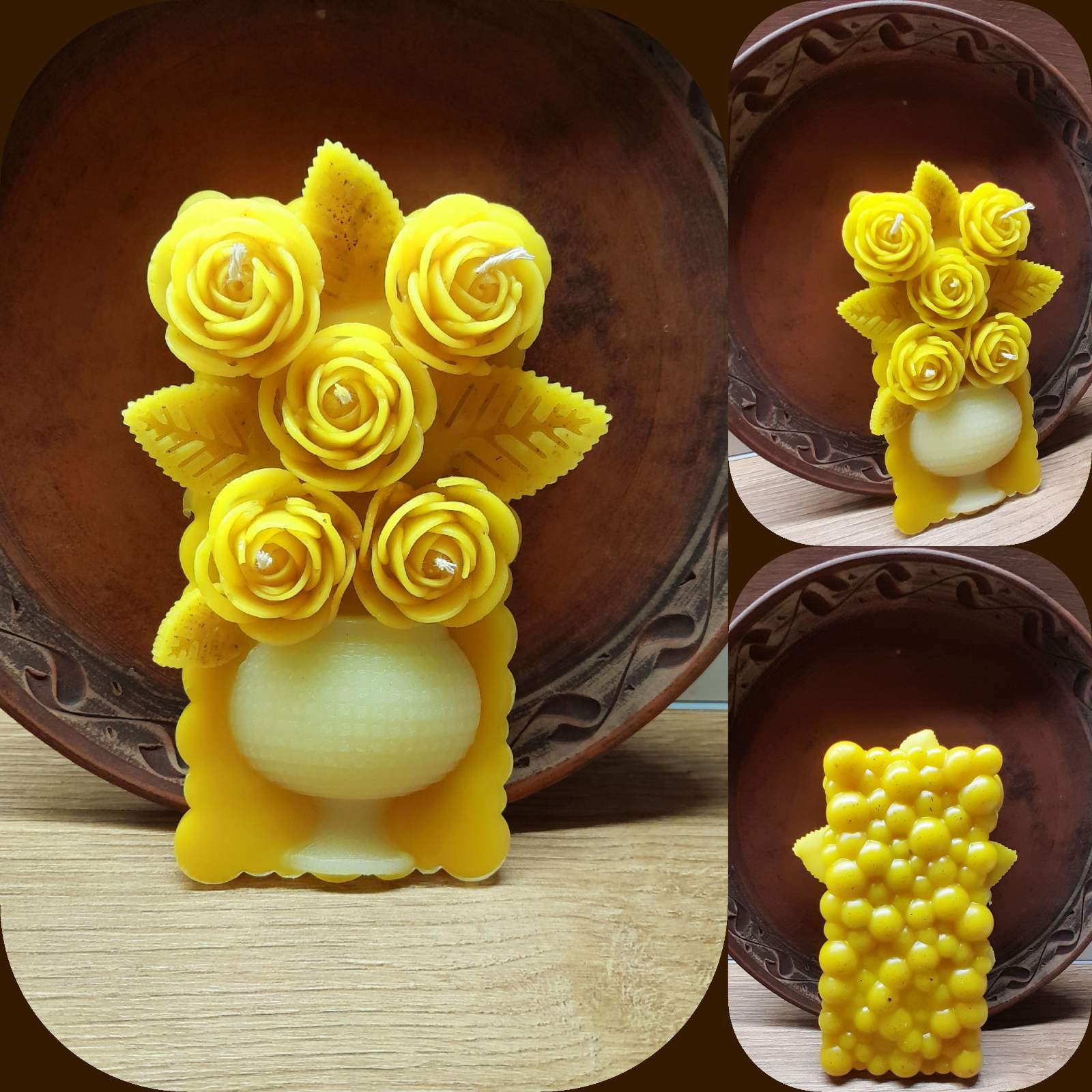 Свещ 3D пощенска картичка